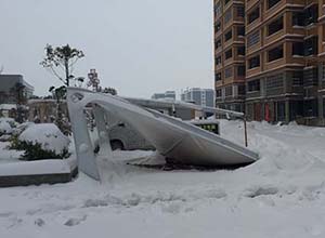 膜結(jié)構積雪的危害以及除雪融雪的措施